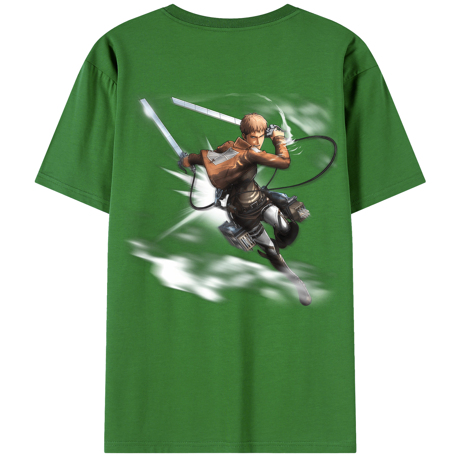 （画像用） 進撃の巨人 ジャン・キルシュタイン Attack on Titan Jean Kirstein レディース半袖Tシャツ(バックプリント)
